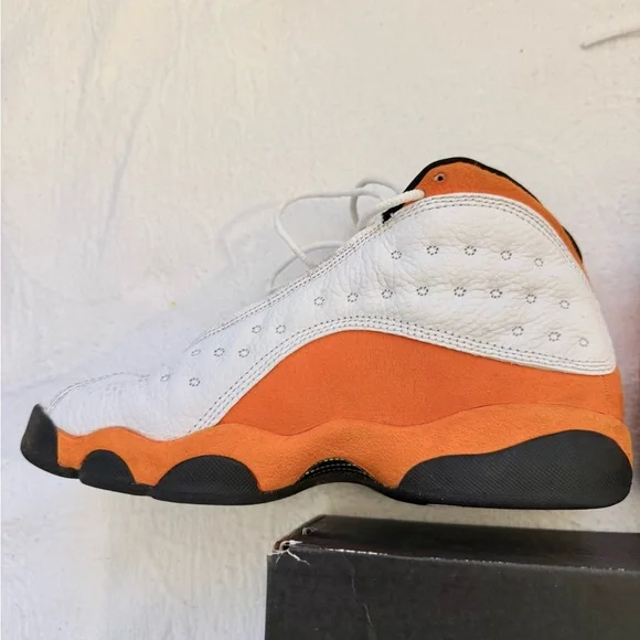 Nike Air Jordan 13 Retro Starfish Orange GS 5.5Y  Women’s 7 Sneakers Youth Kids - Picture 8 of 15